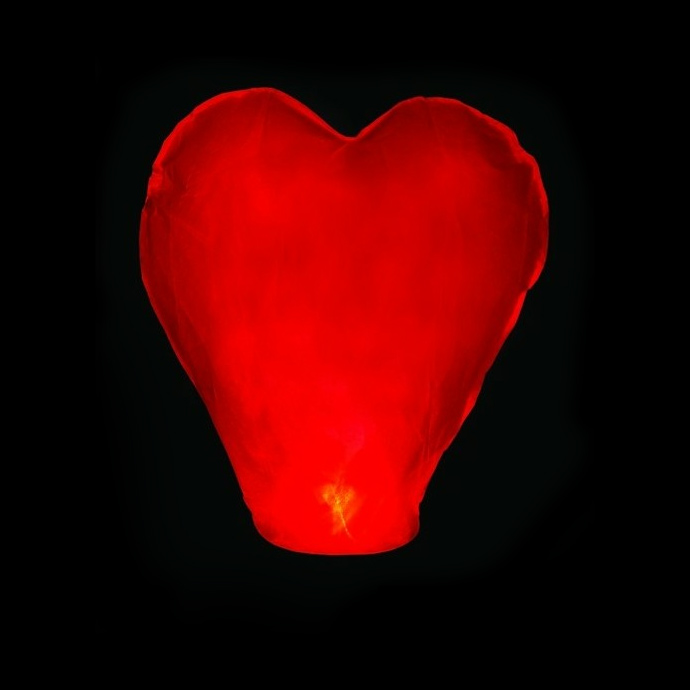 lampion szczcia serce czerwone <br />LAMP1T