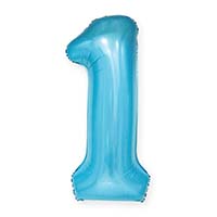 Balony foliowe niebieskie 100cm 