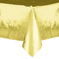 Obrus foliowy złoty 137x274cm 