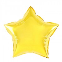 Balon foliowy Gwiazda złoty 18cali 