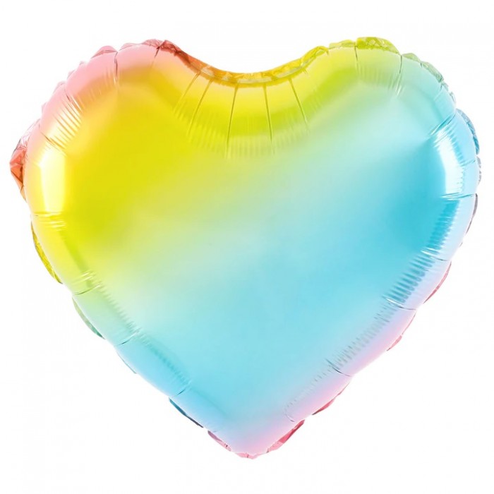 Balon foliowy Serce kolorowy 18cali