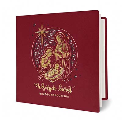 Kartka świąteczna Kartka PREMIUM - Święta Rodzina