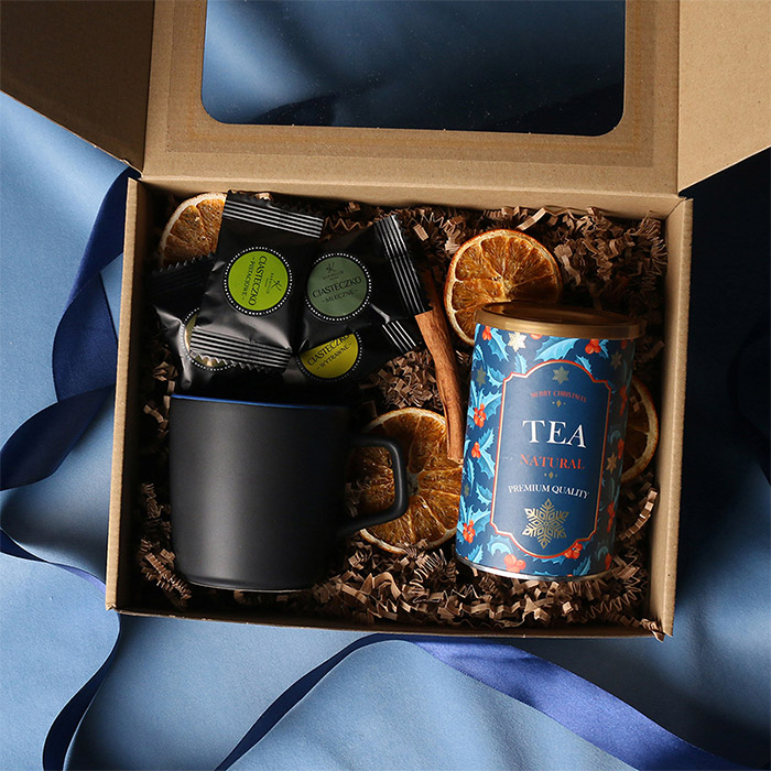 Cozy Barrel 300ml czarny/refex blue