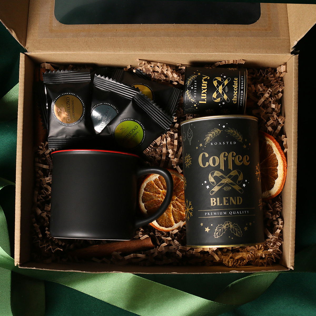 Cozy Loft 310ml czarny/czerwony