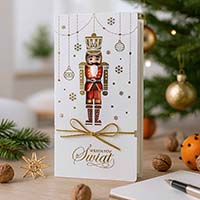 Kartka świąteczna Dziadek do orzechów