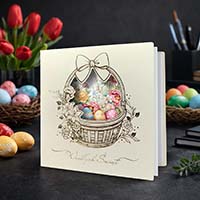 Kartka Wielkanocna Premium 165 × 165 mm Edycja biznesowa