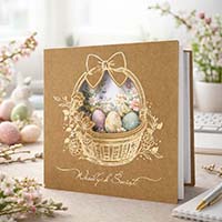 Kartka Wielkanocna EKO 165 × 165 mm Edycja biznesowa