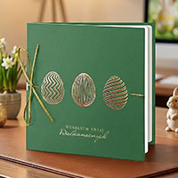 Kartka Wielkanocna z Kokardą 