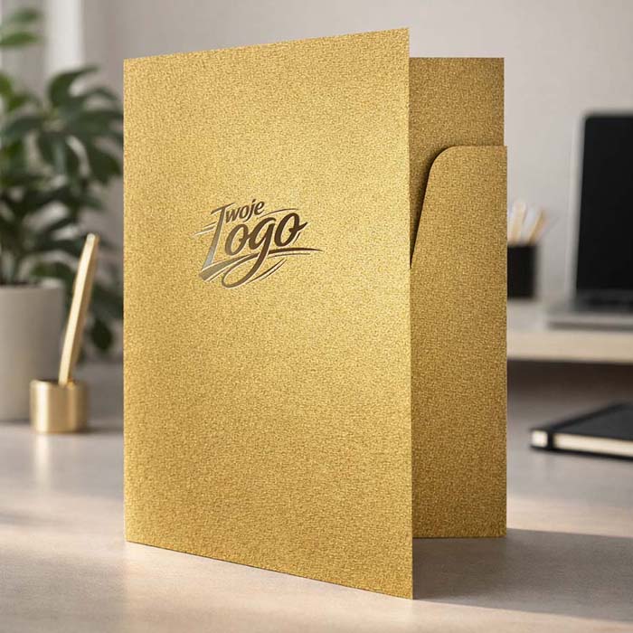 Teczka ofertowa A4 Z�ota