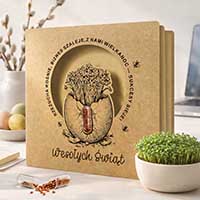 Kartka Wielkanocna z nasionami Posiej dobro. Zbierz radość.