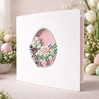 Kartka Wielkanocna Ogród Wielkanocnych Życzeń 160x160