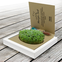 Kartki eco pudełko z nasionami Kartka prezent
